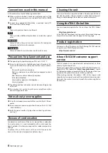 Preview for 6 page of Tascam MX-8A Owner'S Manual