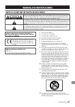 Preview for 23 page of Tascam MX-8A Owner'S Manual