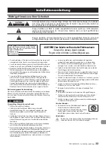 Предварительный просмотр 33 страницы Tascam MX-8A Owner'S Manual