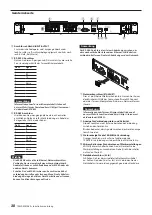 Preview for 38 page of Tascam MX-8A Owner'S Manual