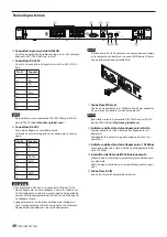 Предварительный просмотр 48 страницы Tascam MX-8A Owner'S Manual