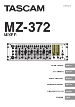 Tascam MZ-372 Owner'S Manual preview