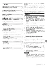 Preview for 7 page of Tascam MZ-372 Owner'S Manual