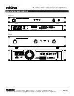 Preview for 2 page of Tascam PA-20mkII Technical Documentation