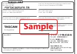 Preview for 36 page of Tascam Portacapture X6 Owner'S Manual