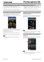 Предварительный просмотр 1 страницы Tascam Portacapture X8 Instructions