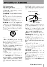 Preview for 3 page of Tascam PORTASTUDIO 788 Owner'S Manual