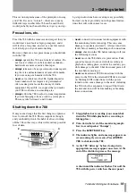 Предварительный просмотр 19 страницы Tascam PORTASTUDIO 788 Owner'S Manual