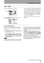 Предварительный просмотр 47 страницы Tascam PORTASTUDIO 788 Owner'S Manual