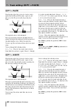 Предварительный просмотр 66 страницы Tascam PORTASTUDIO 788 Owner'S Manual