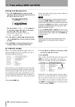 Предварительный просмотр 70 страницы Tascam PORTASTUDIO 788 Owner'S Manual