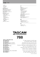 Предварительный просмотр 128 страницы Tascam PORTASTUDIO 788 Owner'S Manual