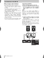 Preview for 6 page of Tascam Portastudio MF-P01 Owner'S Manual