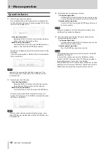 Предварительный просмотр 16 страницы Tascam Professional CD-RW900SX Owner'S Manual