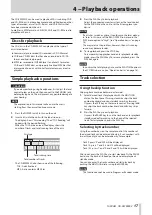 Предварительный просмотр 17 страницы Tascam Professional CD-RW900SX Owner'S Manual