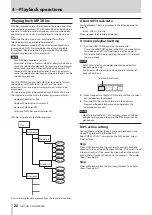 Предварительный просмотр 22 страницы Tascam Professional CD-RW900SX Owner'S Manual