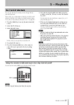 Preview for 31 page of Tascam SS-CDR1 Owner'S Manual