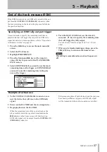 Preview for 37 page of Tascam SS-CDR1 Owner'S Manual