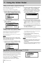 Preview for 54 page of Tascam SS-CDR1 Owner'S Manual