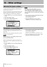 Предварительный просмотр 74 страницы Tascam SS-CDR1 Owner'S Manual