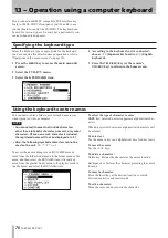 Предварительный просмотр 76 страницы Tascam SS-CDR1 Owner'S Manual