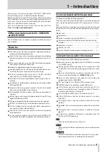 Preview for 9 page of Tascam SS-CDR250N Owner'S Manual