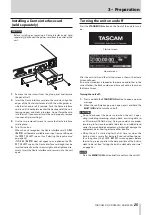 Preview for 25 page of Tascam SS-CDR250N Owner'S Manual