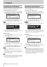 Preview for 34 page of Tascam SS-CDR250N Owner'S Manual