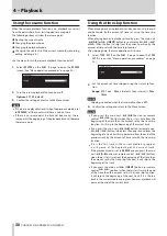 Preview for 38 page of Tascam SS-CDR250N Owner'S Manual