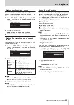 Preview for 39 page of Tascam SS-CDR250N Owner'S Manual