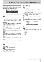 Preview for 43 page of Tascam SS-CDR250N Owner'S Manual