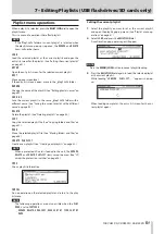 Preview for 51 page of Tascam SS-CDR250N Owner'S Manual