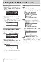 Preview for 52 page of Tascam SS-CDR250N Owner'S Manual