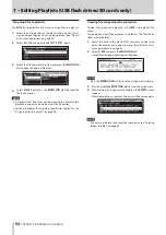 Preview for 54 page of Tascam SS-CDR250N Owner'S Manual