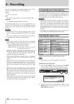 Preview for 56 page of Tascam SS-CDR250N Owner'S Manual