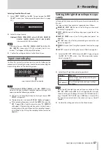 Preview for 57 page of Tascam SS-CDR250N Owner'S Manual