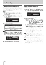 Preview for 58 page of Tascam SS-CDR250N Owner'S Manual