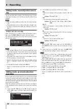 Preview for 68 page of Tascam SS-CDR250N Owner'S Manual