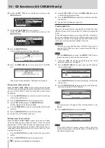 Preview for 76 page of Tascam SS-CDR250N Owner'S Manual