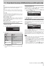 Preview for 83 page of Tascam SS-CDR250N Owner'S Manual