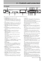 Preview for 9 page of Tascam SS-R05 Owner'S Manual