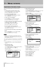 Preview for 16 page of Tascam SS-R05 Owner'S Manual