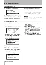 Предварительный просмотр 18 страницы Tascam SS-R05 Owner'S Manual