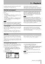 Предварительный просмотр 21 страницы Tascam SS-R05 Owner'S Manual