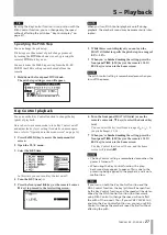 Предварительный просмотр 27 страницы Tascam SS-R05 Owner'S Manual