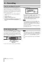 Предварительный просмотр 36 страницы Tascam SS-R05 Owner'S Manual