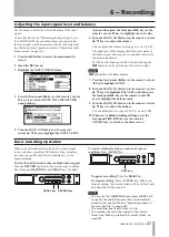 Предварительный просмотр 37 страницы Tascam SS-R05 Owner'S Manual