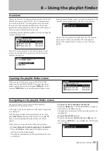 Предварительный просмотр 55 страницы Tascam SS-R05 Owner'S Manual