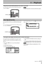 Предварительный просмотр 29 страницы Tascam SS-R1 Owner'S Manual