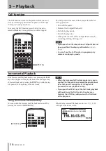 Предварительный просмотр 30 страницы Tascam SS-R1 Owner'S Manual